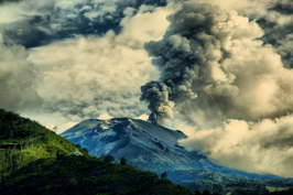 Aktive Vulkane Ecuador: Tunguragua eruption