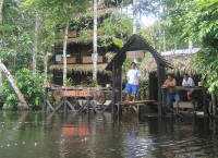 KLIMA UND WETTER IM AMAZONAS REGENWALD, ECUADOR: �berflutung sind immmer m�glich.