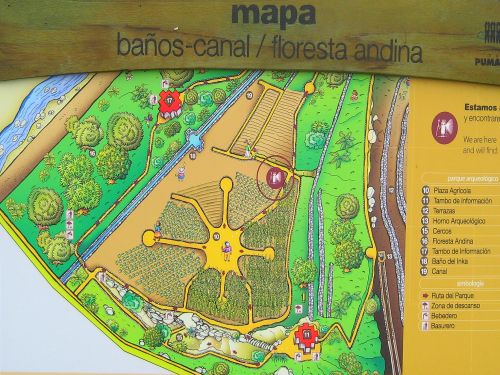 MUSEUMS IN CUENCA, ECUADOR: Pumapungo map