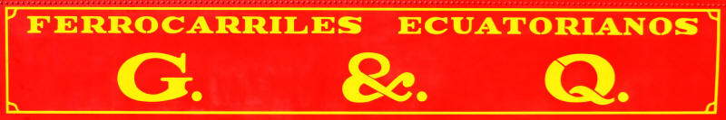 Ecuador Trains: Ferrocarriles Ecuatorianos.