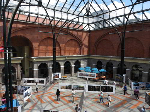 MUSEUMS IN QUITO: Exposition hall of the Centro Cultural Metropolitano in Quito.