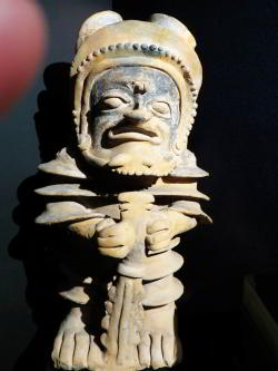 MUSEUMS IN QUITO: Ceramic figure National Museum, Quito, Ecuador