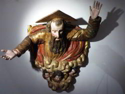 MUSEUMS IN QUITO: Saint statue in the National Museum in Quito.