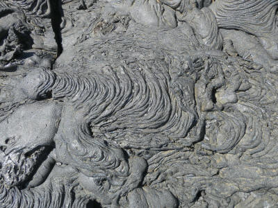 BARTOLOME GALAPAGOS DAY TRIP: Pahoehoe lava at Bartolome