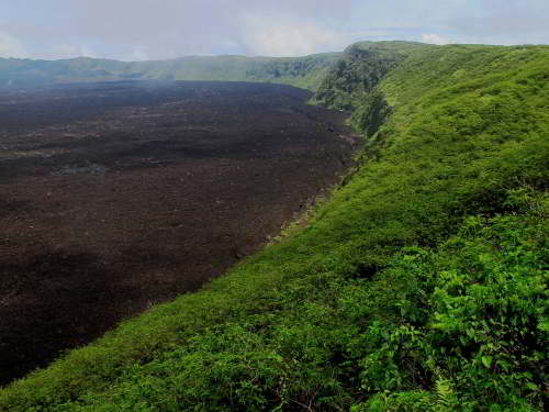 PROMOCIÓN VIAJES ÚLTIMO MOMENTO PARQUE NACIONAL GALAPAGOS: Caldera Sierra Negra en la Isla Isabella.
