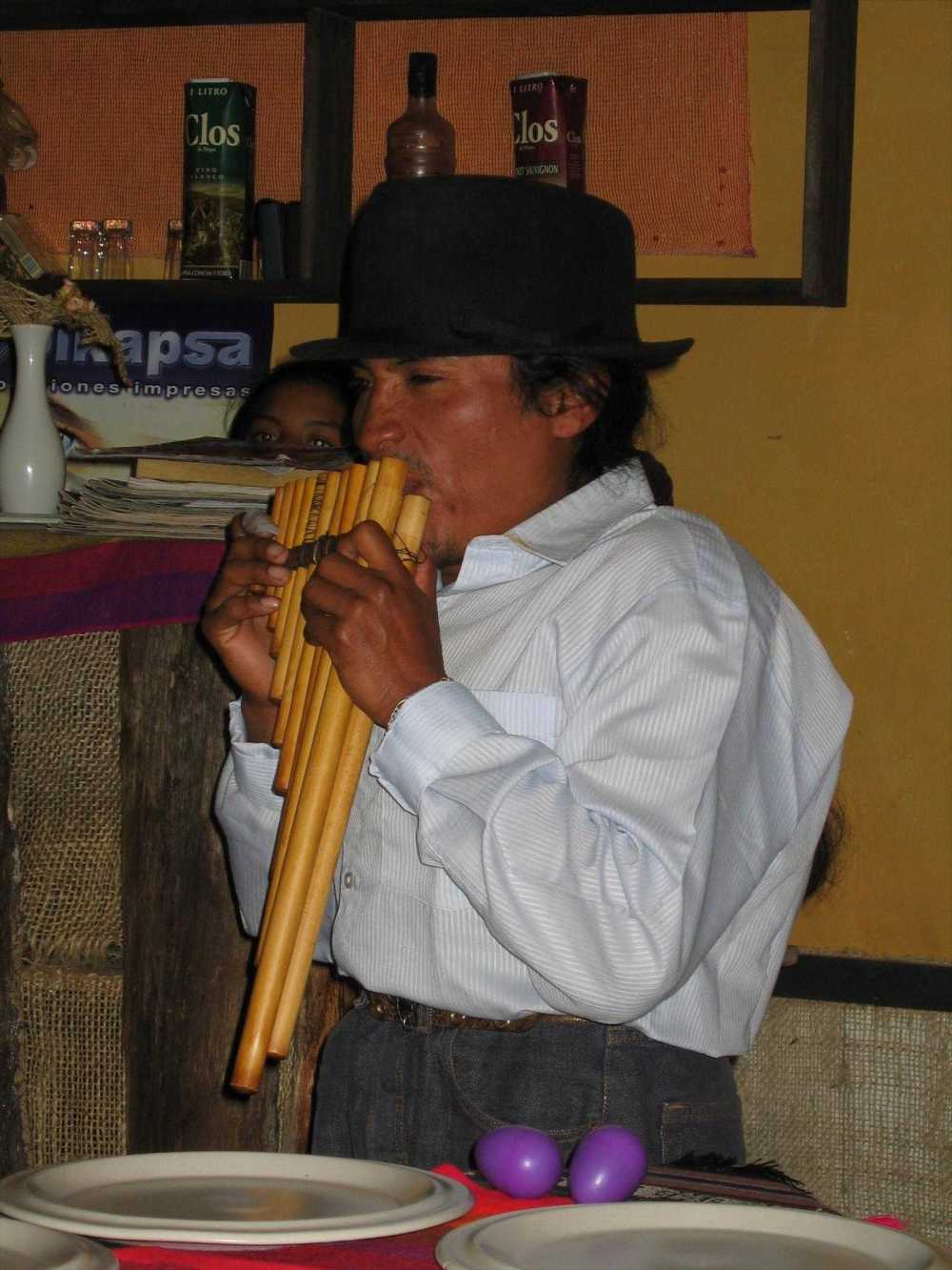 Flutist in Otavalo