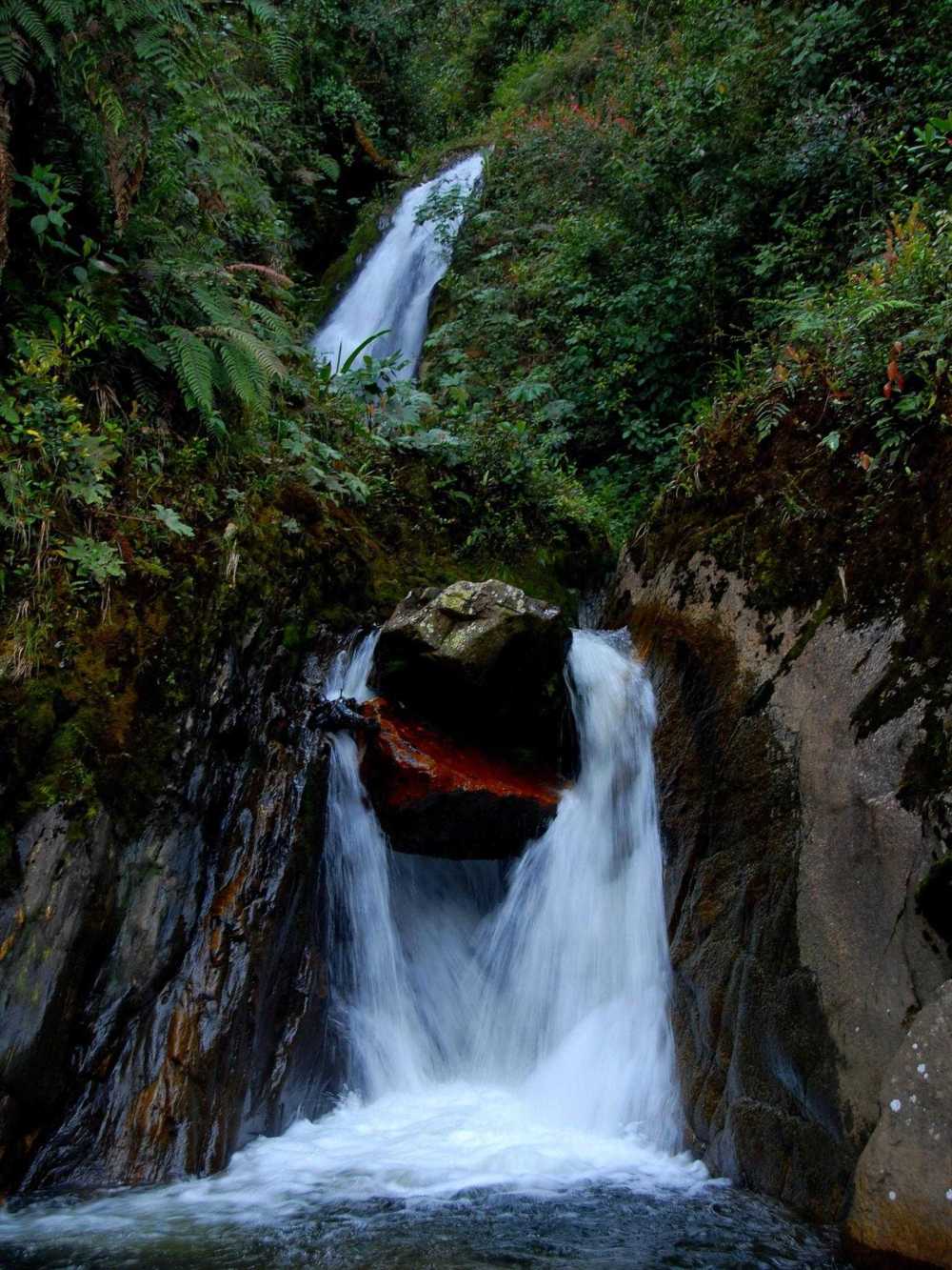 Waterfalls in the Andes