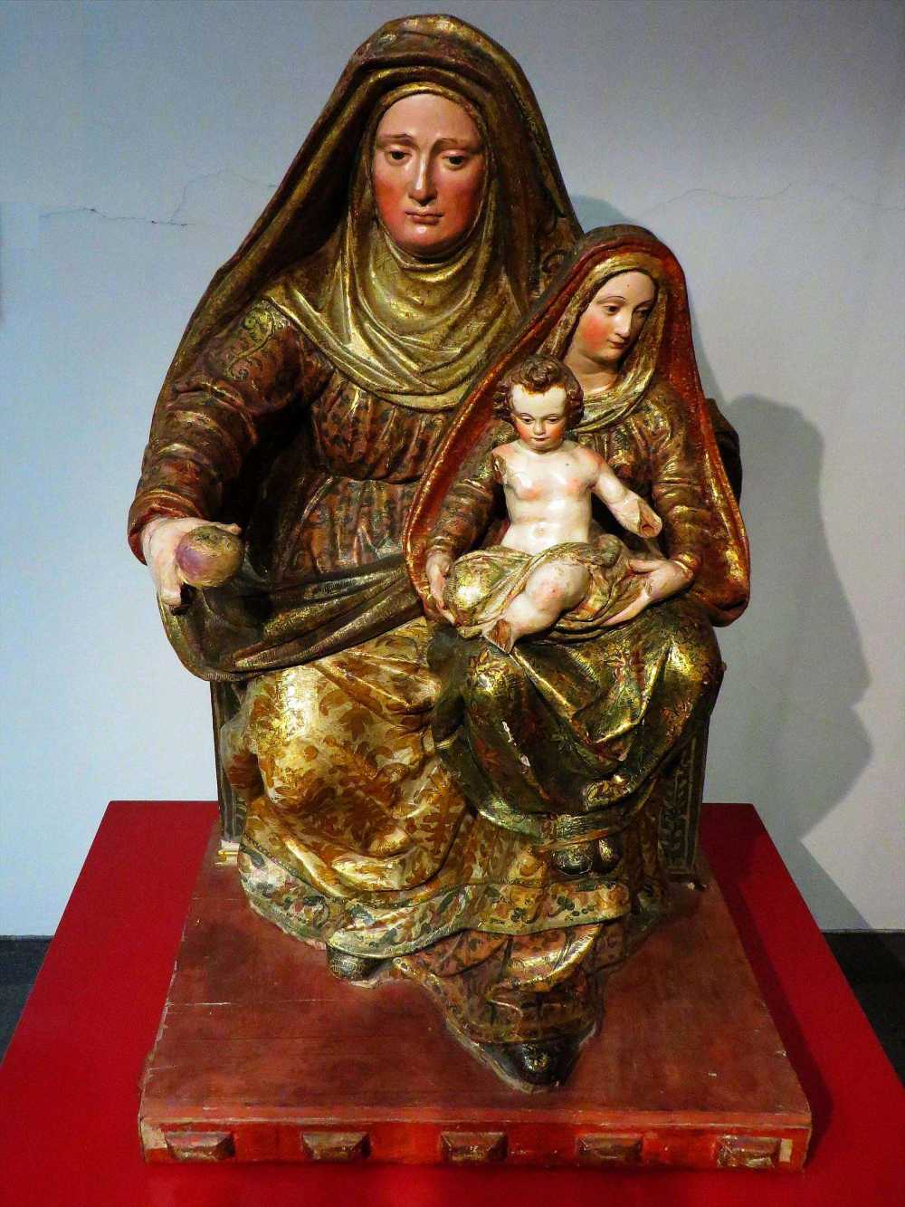 Religious art at the National Museum in Quito